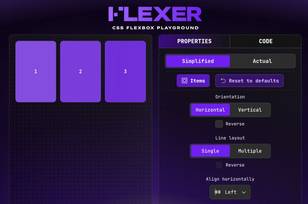 Flexer flexbox playground CSS tool