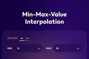 Min-Max-Value Interpolation CSS tool