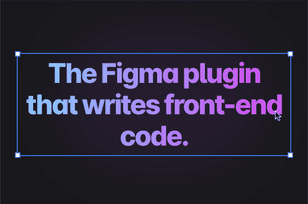 Frontender Figma plugin